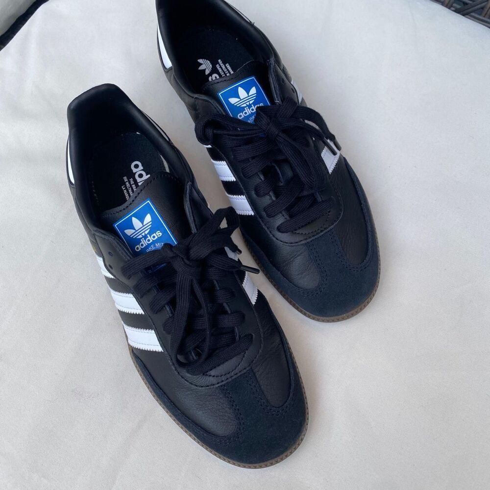 Brand New Adidas Black and White Footwear